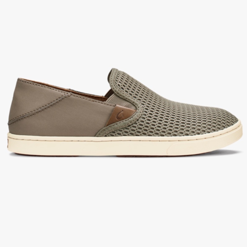OLUKAI Pehuea Women's Slip On Sneakers Casual Shoes 8 Brown